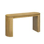 Consolle dal design curvo con motivo a strisce verticali unico, adatta per soggiorno, studio e ingresso