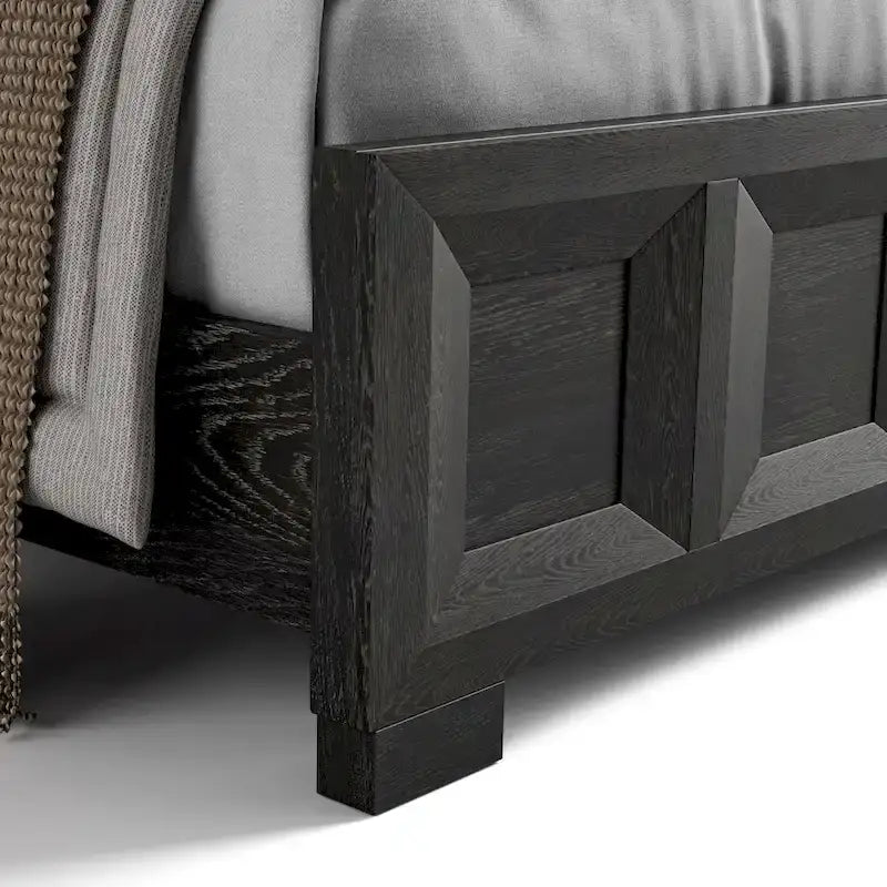 Letto in Legno Pannellato Stile Durem - Classico Moderno