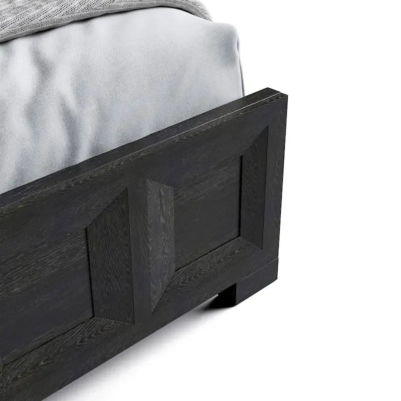 Letto in Legno Pannellato Stile Durem - Classico Moderno