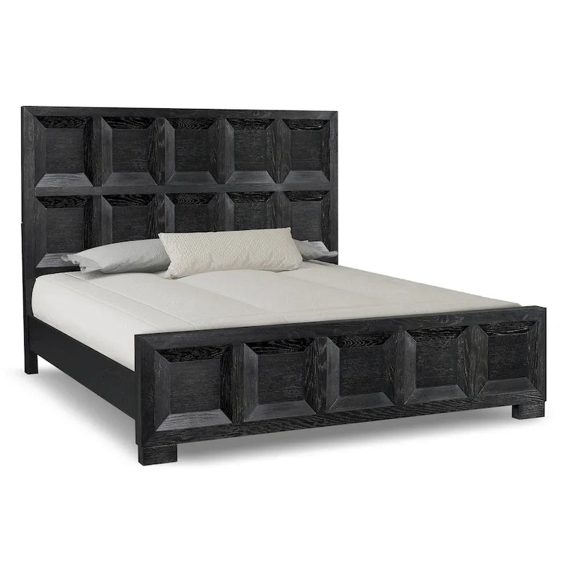 Letto in Legno Pannellato Stile Durem - Classico Moderno