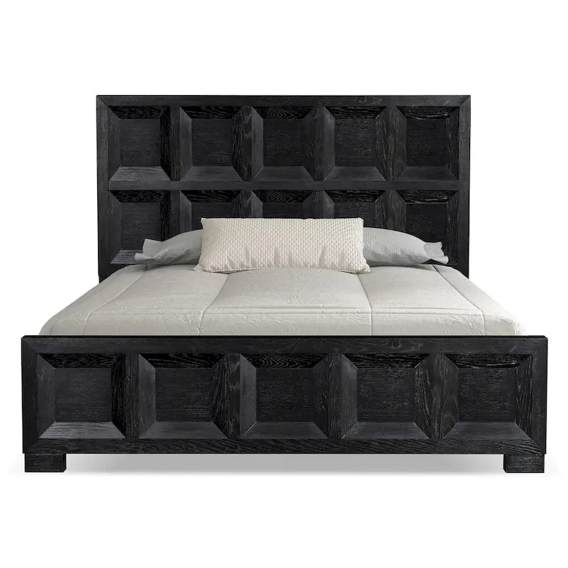 Letto in Legno Pannellato Stile Durem - Classico Moderno