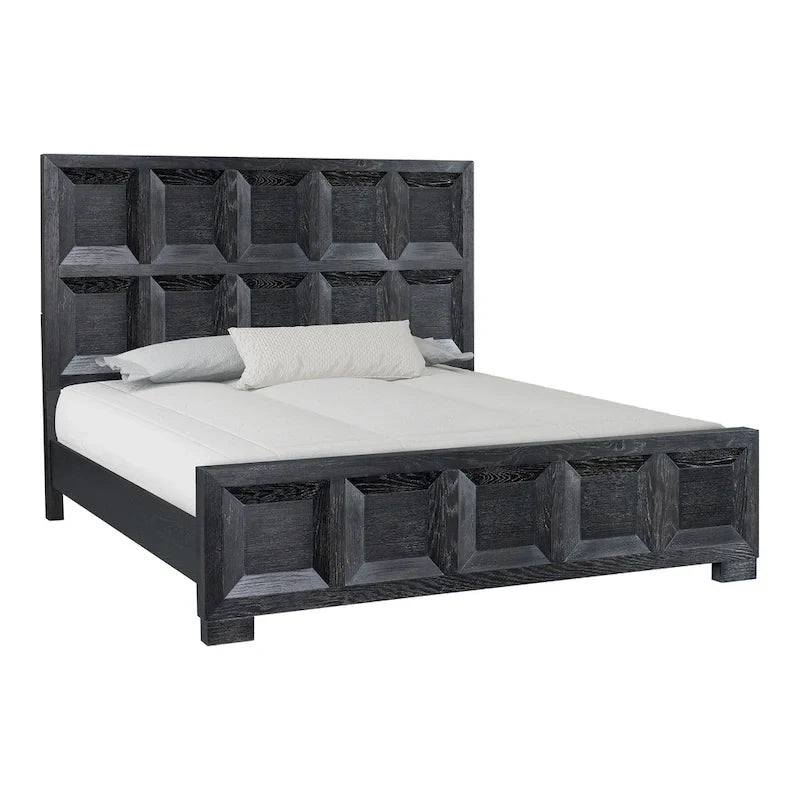 Letto in Legno Pannellato Stile Durem - Classico Moderno
