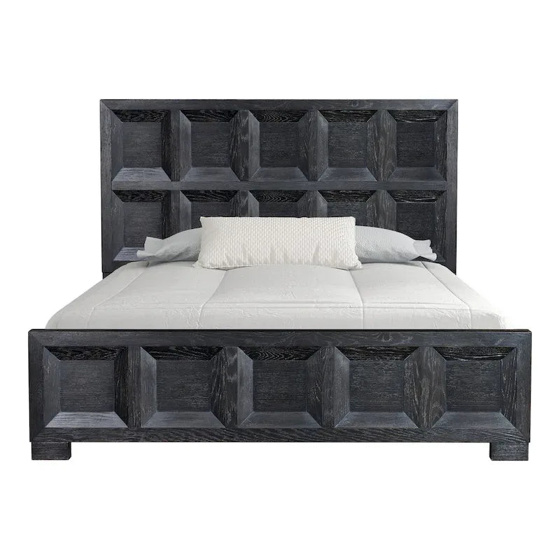 Letto in Legno Pannellato Stile Durem - Classico Moderno