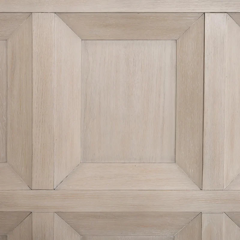 Letto in Legno Pannellato Stile Durem - Classico Moderno