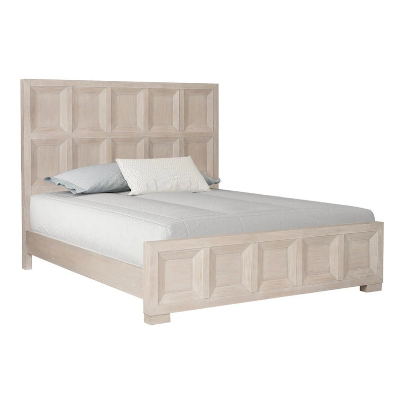 Letto in Legno Pannellato Stile Durem - Classico Moderno