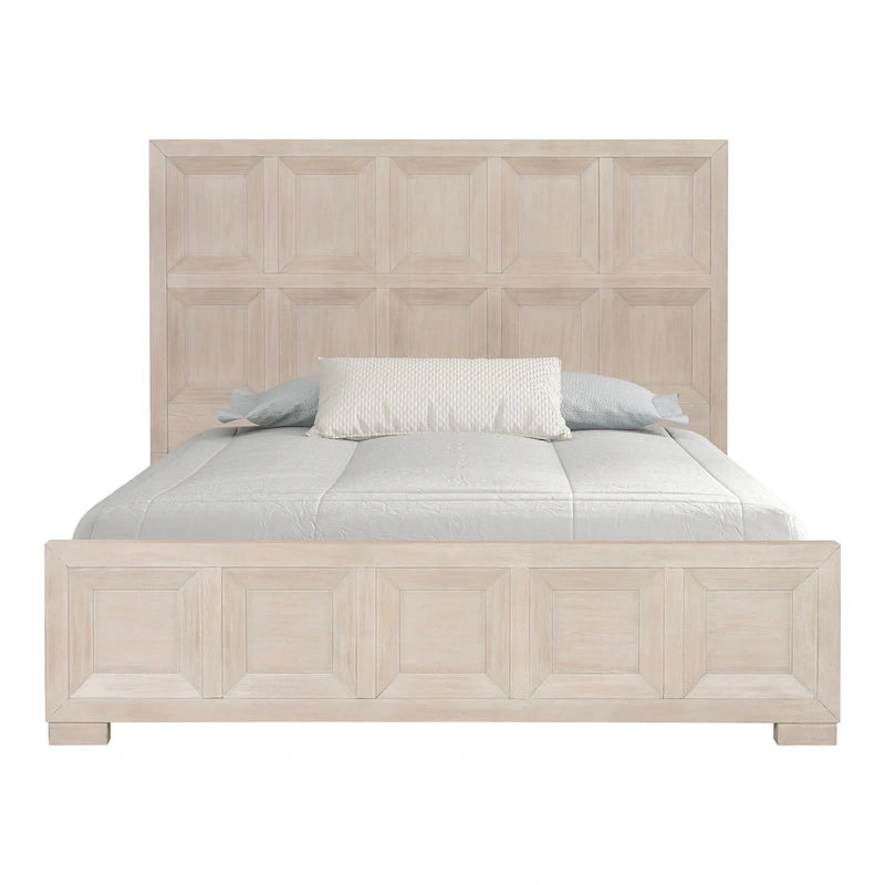 Letto in Legno Pannellato Stile Durem - Classico Moderno