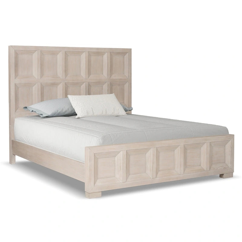 Letto in Legno Pannellato Stile Durem - Classico Moderno