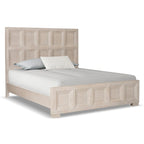 Letto in Legno Pannellato Stile Durem - Classico Moderno