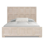 Letto in Legno Pannellato Stile Durem - Classico Moderno