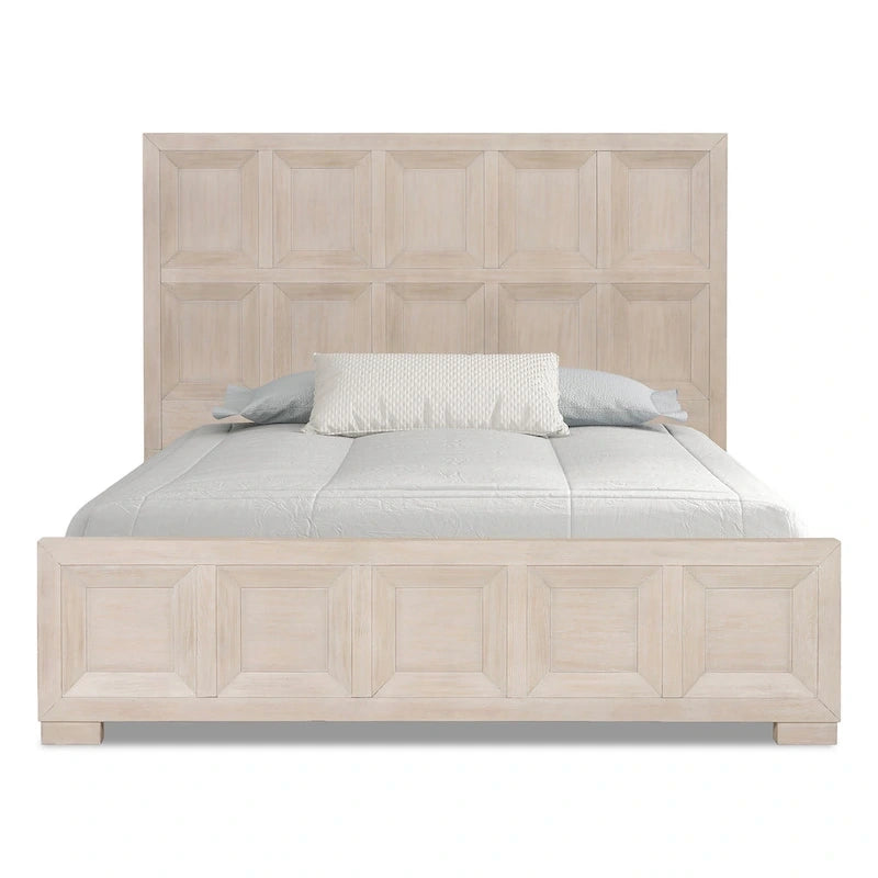 Letto in Legno Pannellato Stile Durem - Classico Moderno