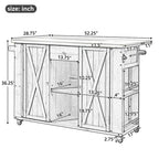 Isola da Cucina da Esterno in Legno Massello di Abete con Piano in Acciaio Inox, Carrello da Esterno Mobile con Ante a Battente, Cassetto