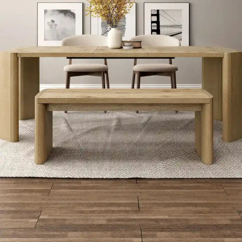 Panca da pranzo moderna in rovere da 130 cm - Stile Elira