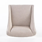 Sedia da pranzo di design contemporaneo imbottita con borchie decorative