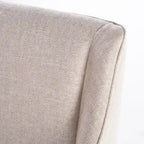 Sedia da pranzo di design contemporaneo imbottita con borchie decorative
