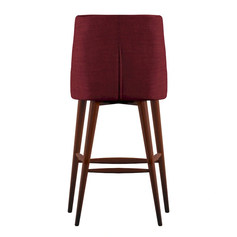 Sgabelli da bancone Espresso Barrel Back - Set da 2, stile moderno