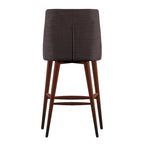 Sgabelli da bancone Espresso Barrel Back - Set da 2, stile moderno