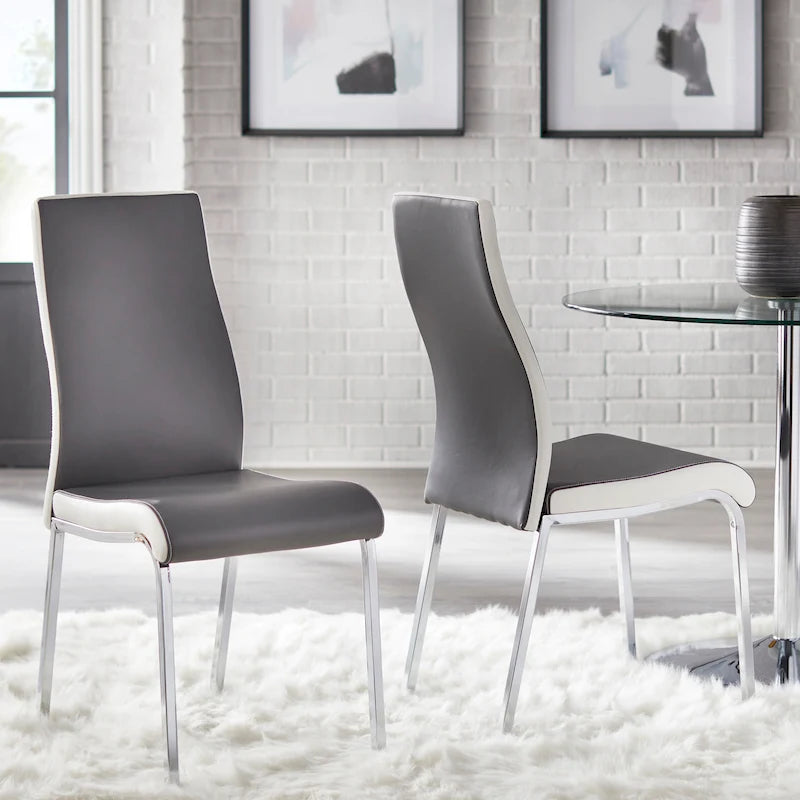 Set di 2 sedie da pranzo Nora - Stile moderno e semplice