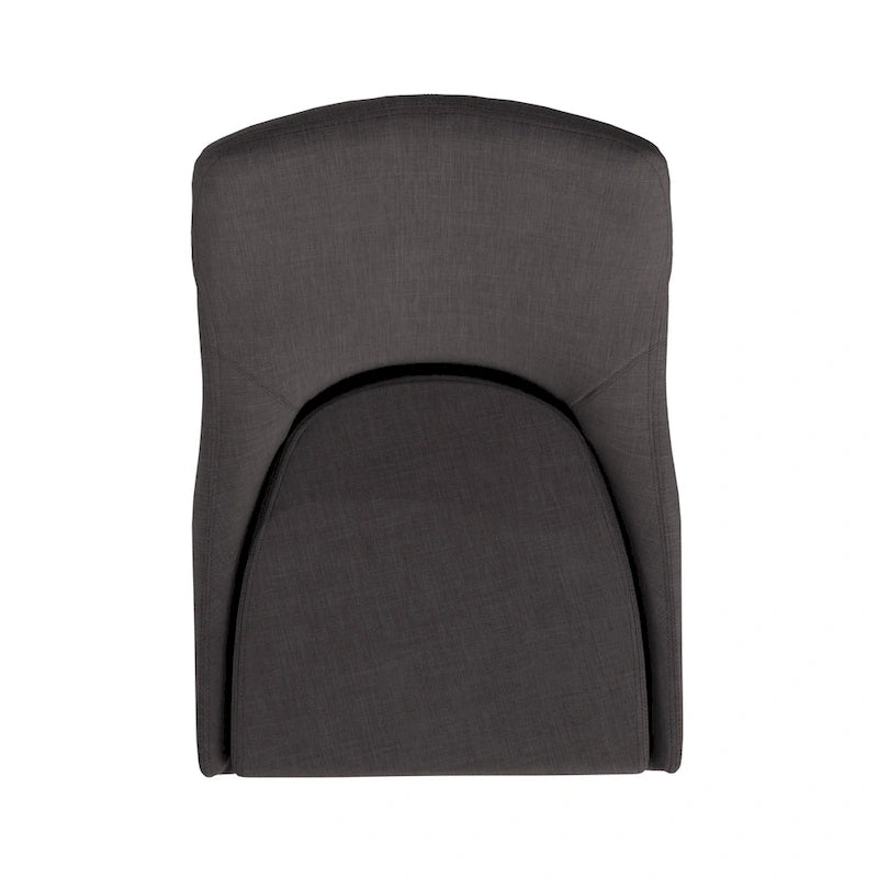 Set di 2 sedie da pranzo Oak Barrel Back - Rivestimento neutro