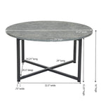 Tavolino rotondo 80 cm - Accento moderno per soggiorno