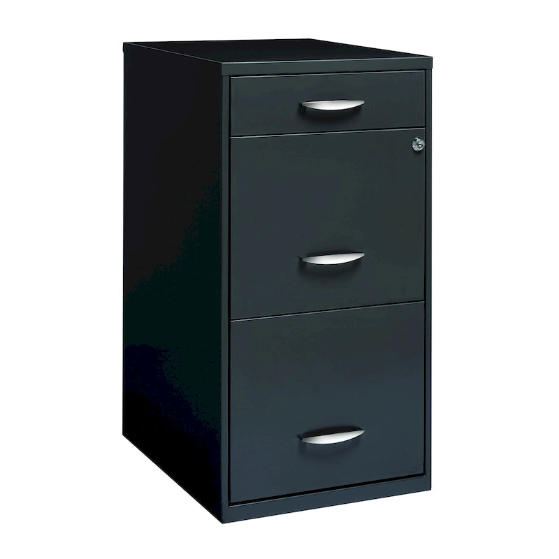 Classificatore verticale a 3 cassetti larghezza letter con portamatite - Antracite