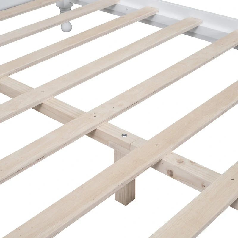 Struttura Letto a Piattaforma in Legno a Grandezza Naturale