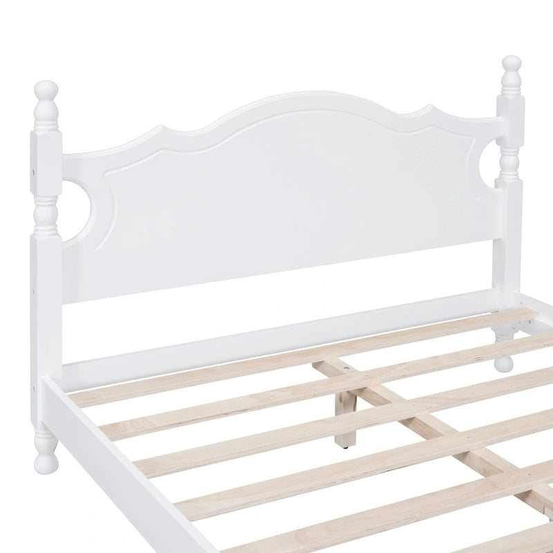 Struttura Letto a Piattaforma in Legno a Grandezza Naturale