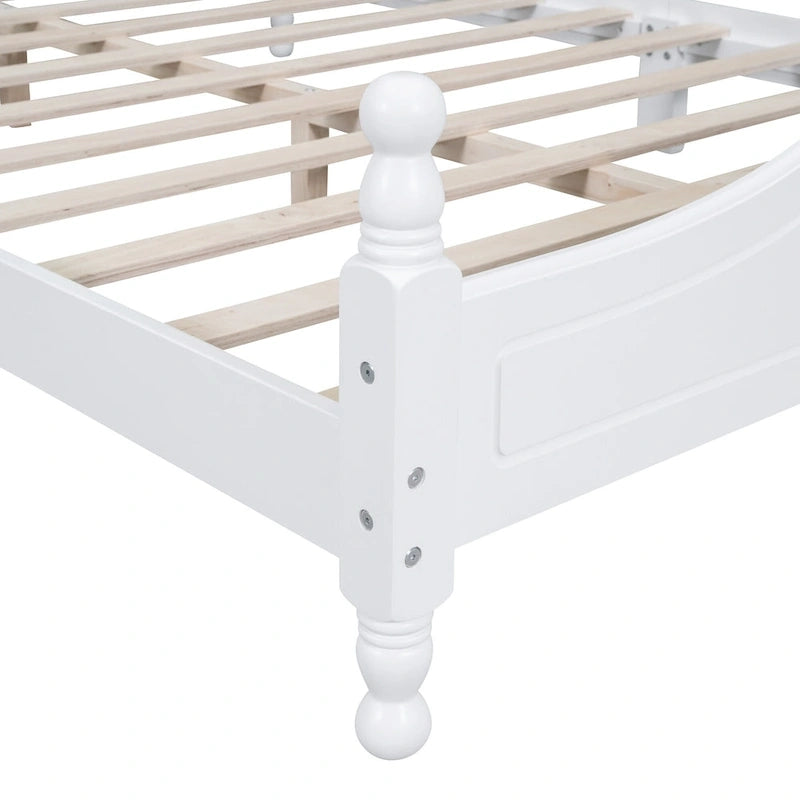 Struttura Letto a Piattaforma in Legno a Grandezza Naturale
