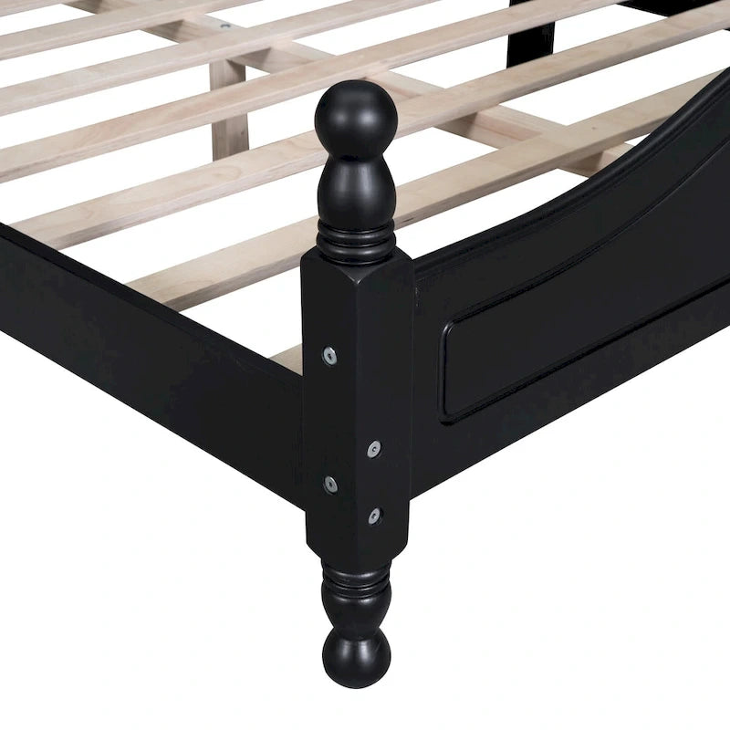 Struttura Letto a Piattaforma in Legno a Grandezza Naturale