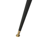 Divanetto retrò Black & Gold Velvet Glam - 57,5"L x 27"P x 28"H