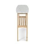 Consolle rettangolare Castello 43 con ripiano in marmo bianco di Carrara - 43L x 12W x 31H - 43L x 12W x 31H
