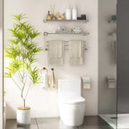 Mensola portaoggetti sopra il WC, scaffale organizer sopra il WC, bagno