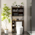Mensola portaoggetti sopra il WC, scaffale organizer sopra il WC, bagno