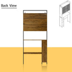 Mensola portaoggetti sopra il WC, scaffale organizer sopra il WC, bagno