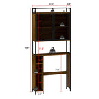 Mensola portaoggetti sopra il WC, scaffale organizer sopra il WC, bagno
