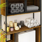 Mensola portaoggetti sopra il WC, scaffale organizer sopra il WC, bagno