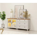 Credenza da Cucina con Mobile Contenitore, Credenza 2 in 1 - 68 Pollici