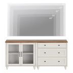 Credenza da Cucina con Mobile Contenitore, Credenza 2 in 1 - 68 Pollici