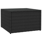 Poggiapiedi Pouf Ottomano in Rattan PE per Esterni, Giardino e Bordo Piscina