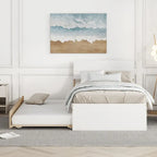 Struttura letto moderna per gemelli con letto estraibile