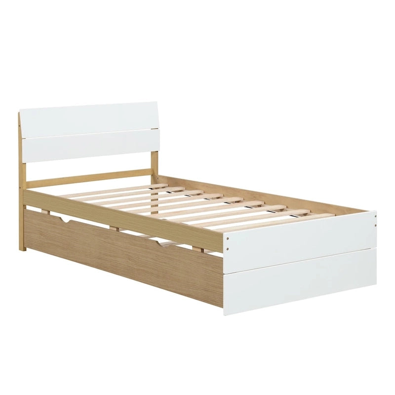 Struttura letto moderna per gemelli con letto estraibile