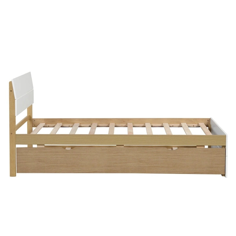 Struttura letto moderna per gemelli con letto estraibile