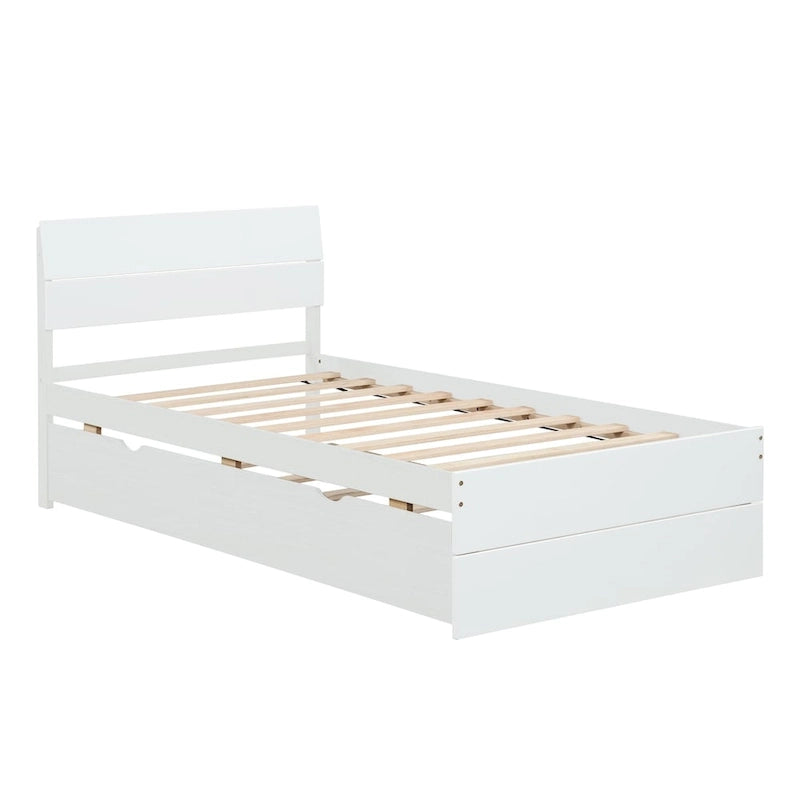 Struttura letto moderna per gemelli con letto estraibile