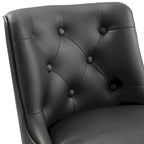 Sgabelli da Bar Girevoli da 26" Altezza Bancone con Struttura in Legno Massello - Set da 3