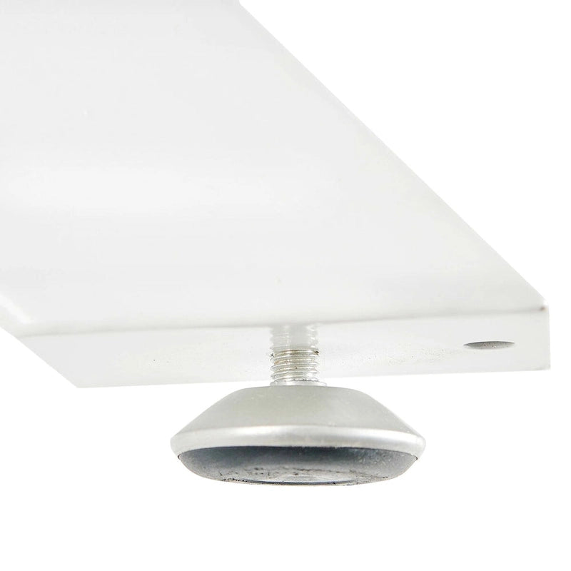 Tavolo da pranzo rotondo moderno minimalista con piano in MDF e gambe in metallo