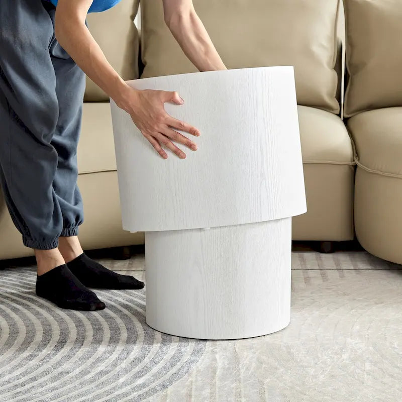 Tavolino da salotto impiallacciato set di 2