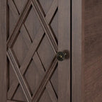 Tavolino/Comodino con ricarica classica con porte USB e vano portaoggetti - 58,4 cm di altezza