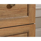 Classificatore orizzontale a 2 cassetti - Finitura Iron Oak, Mobile contenitore per ufficio domestico
