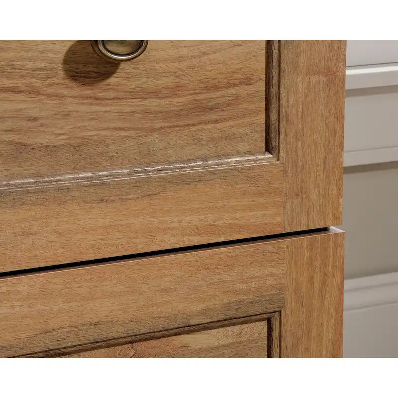 Classificatore orizzontale a 2 cassetti - Finitura Iron Oak, Mobile contenitore per ufficio domestico