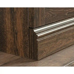 Classificatore orizzontale a 2 cassetti - Finitura Iron Oak, Mobile contenitore per ufficio domestico