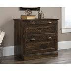 Classificatore orizzontale a 2 cassetti - Finitura Iron Oak, Mobile contenitore per ufficio domestico